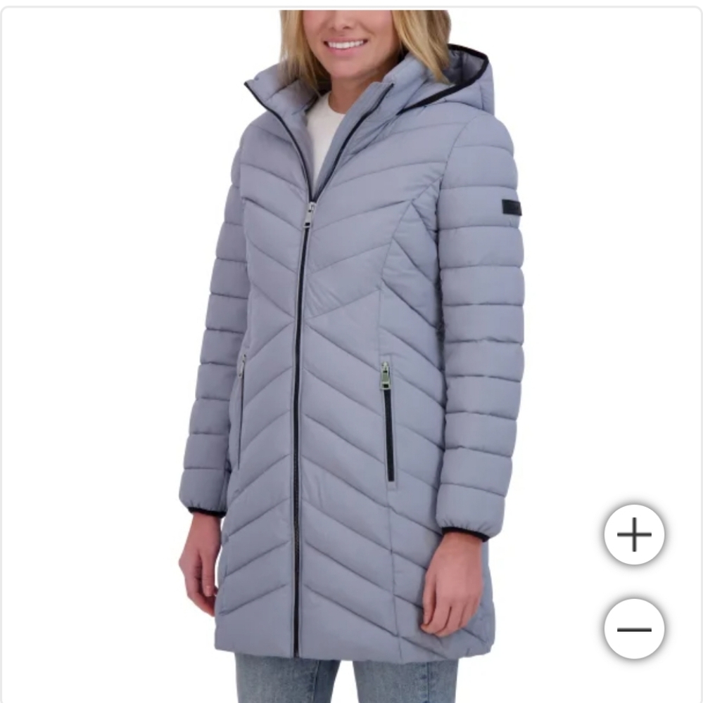 (Ew)DKNY Women's Strech Walker  Coat